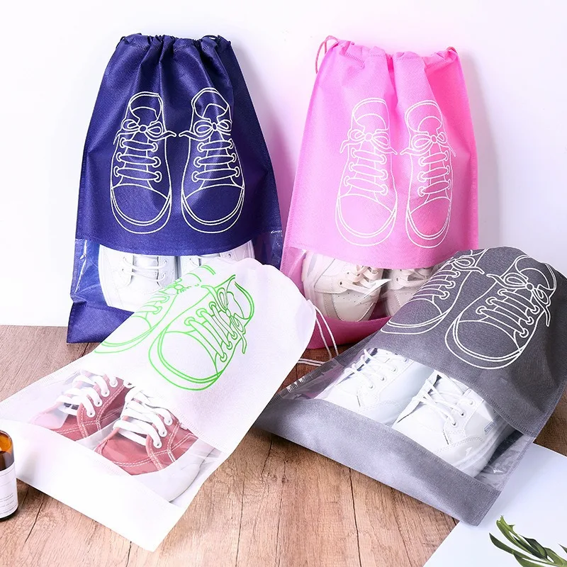 10/5pcs Shoes Storage Bags Closet Organizer Non-woven Travel Portable Bag 6