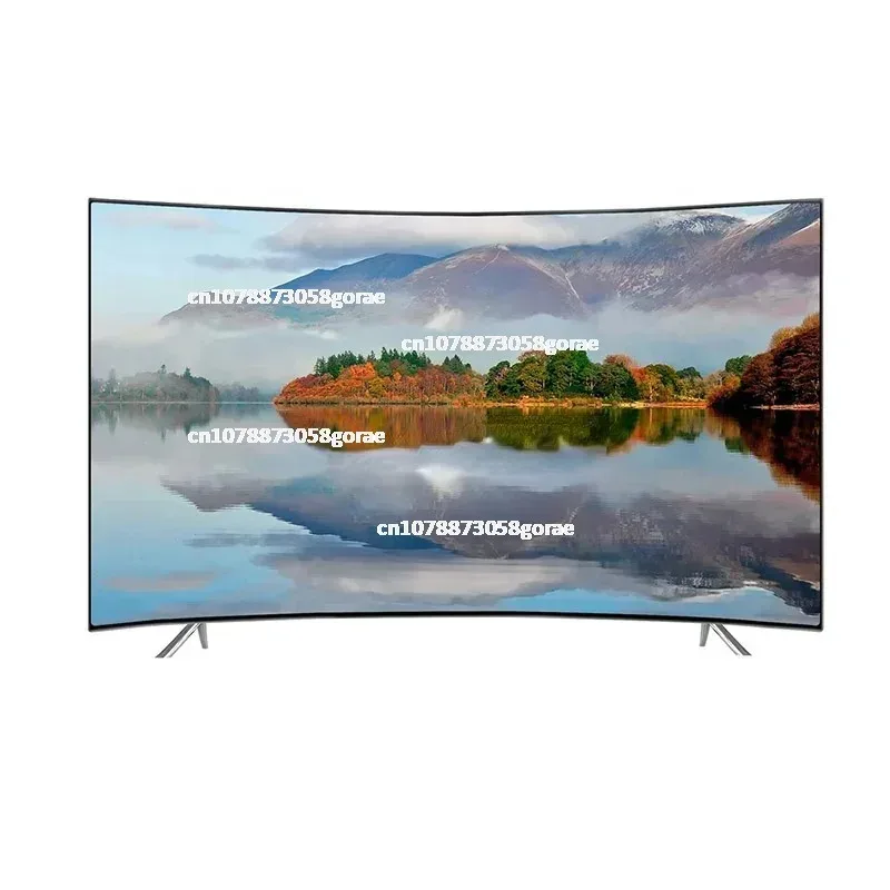 New 55 Curved TV 4K Ultra High Definition LED TV Wifi USB Video Fashion Design 55 Inch TV 4K 1
