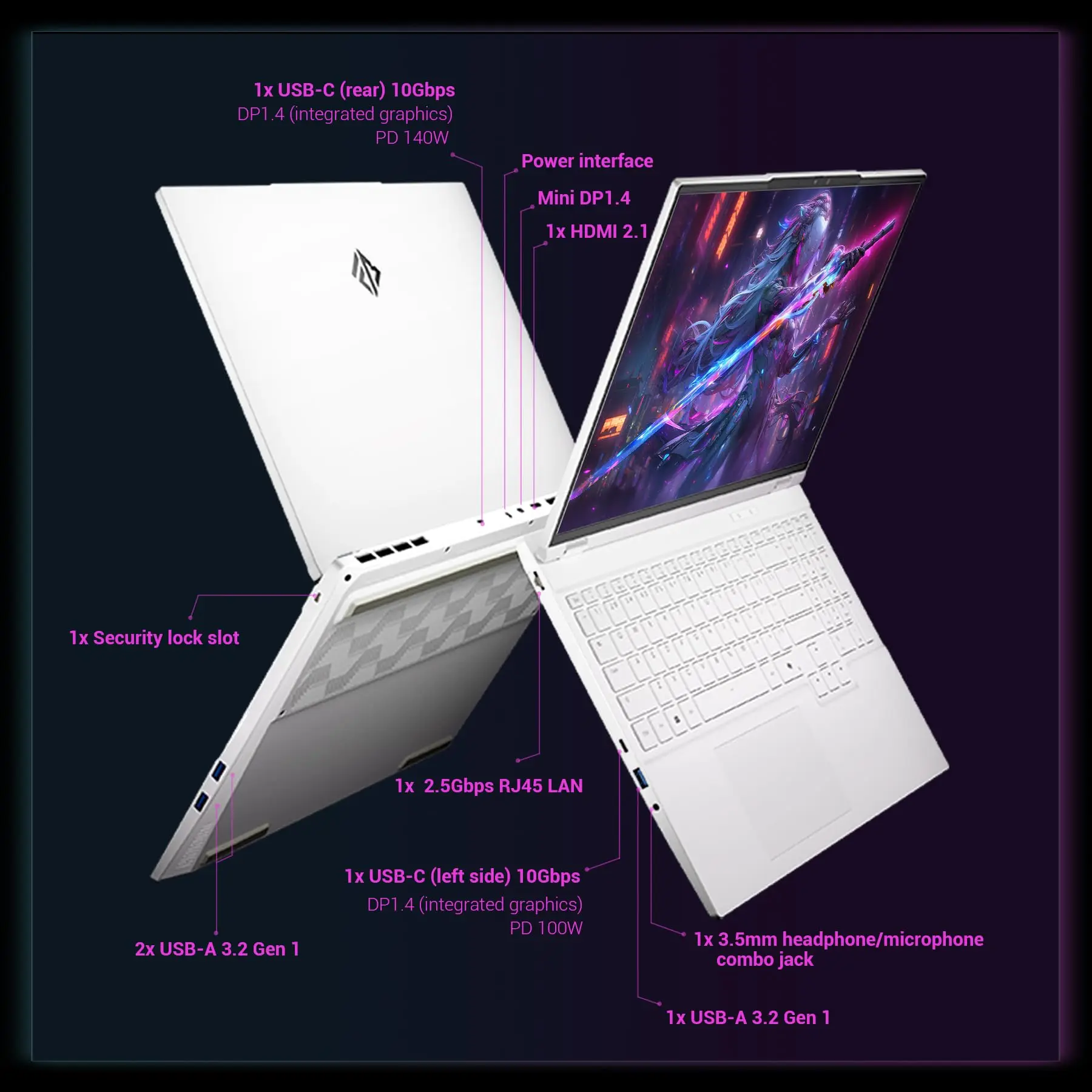 FIREBAT 16Pro Laptop 16Inch RTX 5060 Intel i7 13700Hming Laptop 6