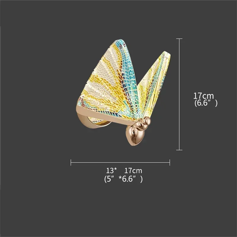 ASHER Nordic Creative Butterfly Wall Lights 15