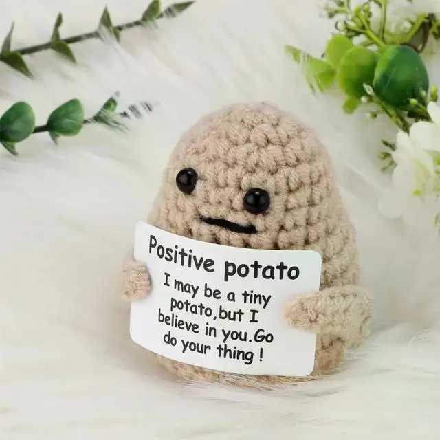 New Positive Energy Potato Hug Pocket Mini Handmade 20