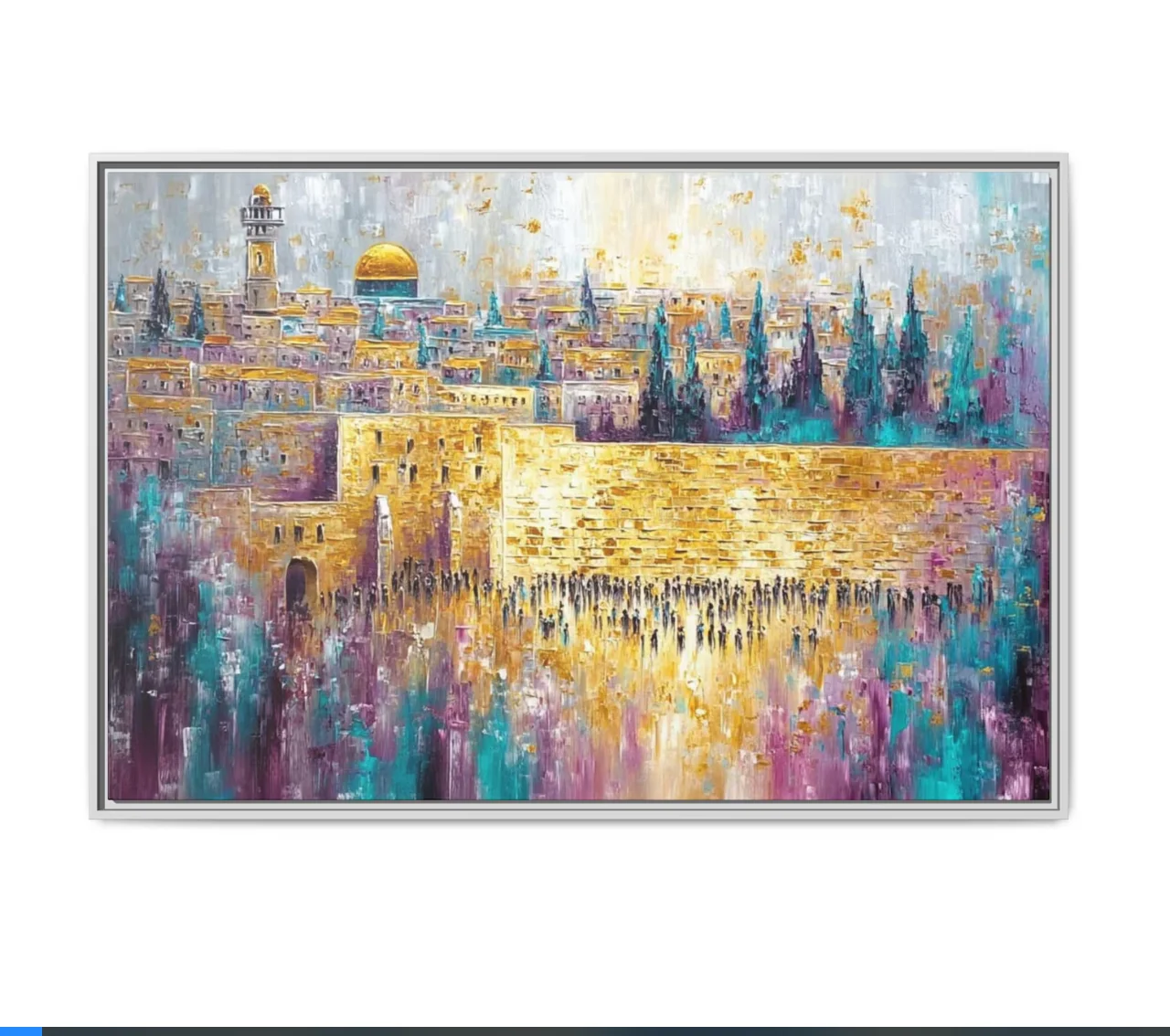 Abstract Jewish Wall Painting Art, Hotel Decor Luxury Jew Murals Art, 9