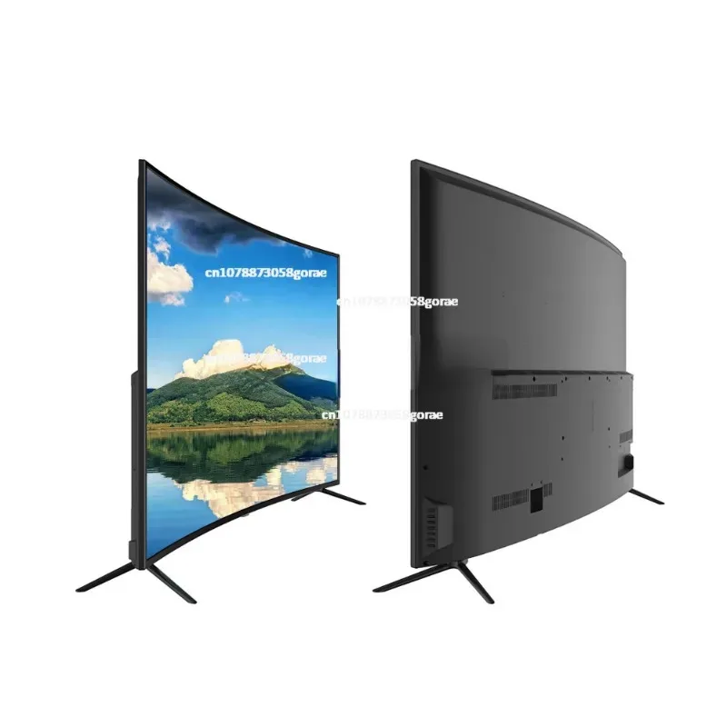 New 55 Curved TV 4K Ultra High Definition LED TV Wifi USB Video Fashion Design 55 Inch TV 4K 4