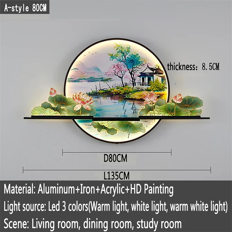 ULANI Modern Picture Wall Light LED Chinese 7