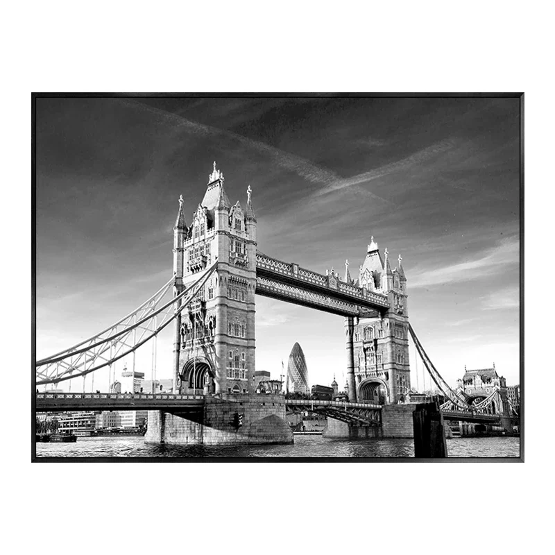 Modern New York London Paris Sydney City Landmark Landscape Poster Canvas Painting Wall Art 13