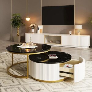 31.5 Round Nesting Coffee Table 1