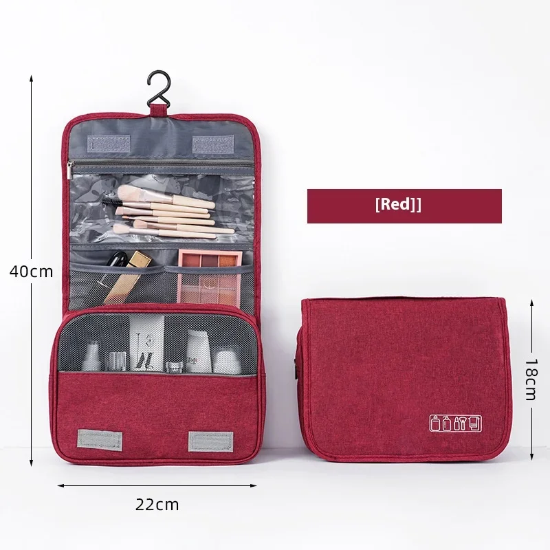 Foldable Toiletry Bag Organizer Hanging Storage Bathroom Makeup Cas 2