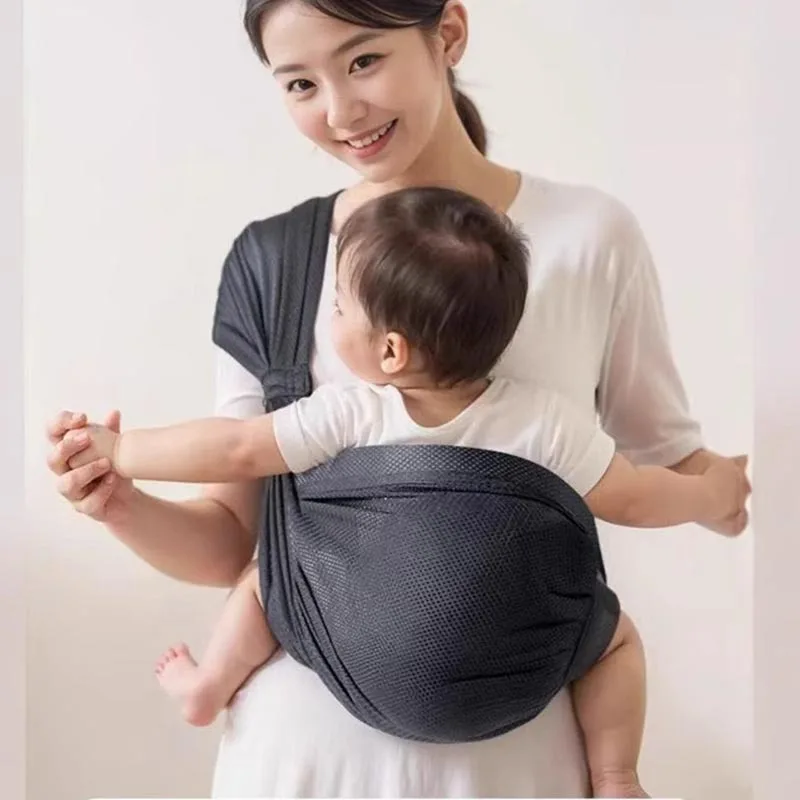 New Portable Baby Sling Front-carrying Portable Newborn Mini Sling, Single-shoulder Baby Breathable Carrier 3