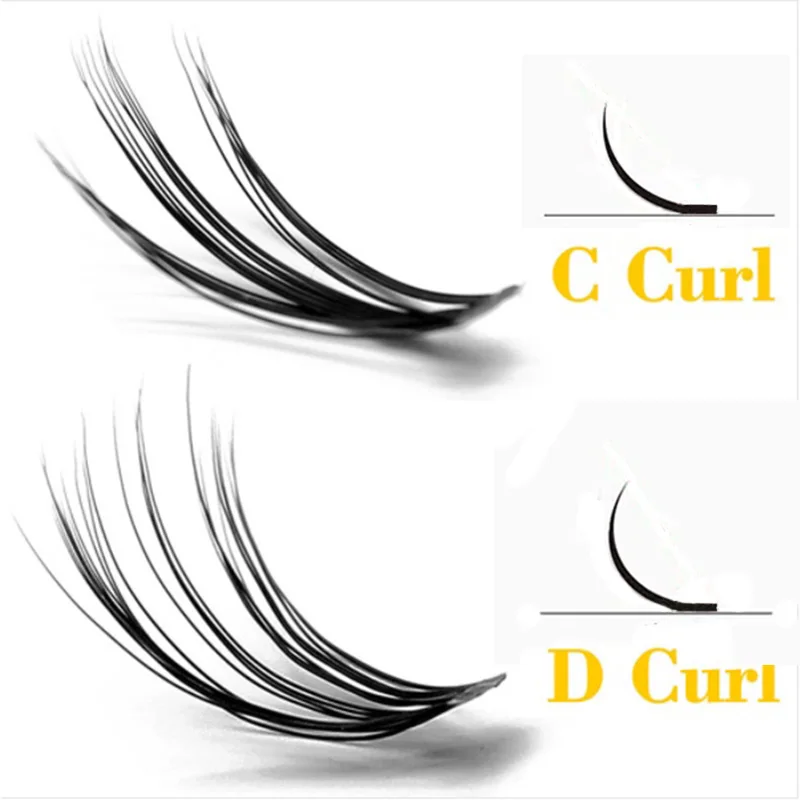20/30D Mink Eyelashes Natural Eyelash bunches 1 box/60 bundle 3D Russian individual Eyelash 2
