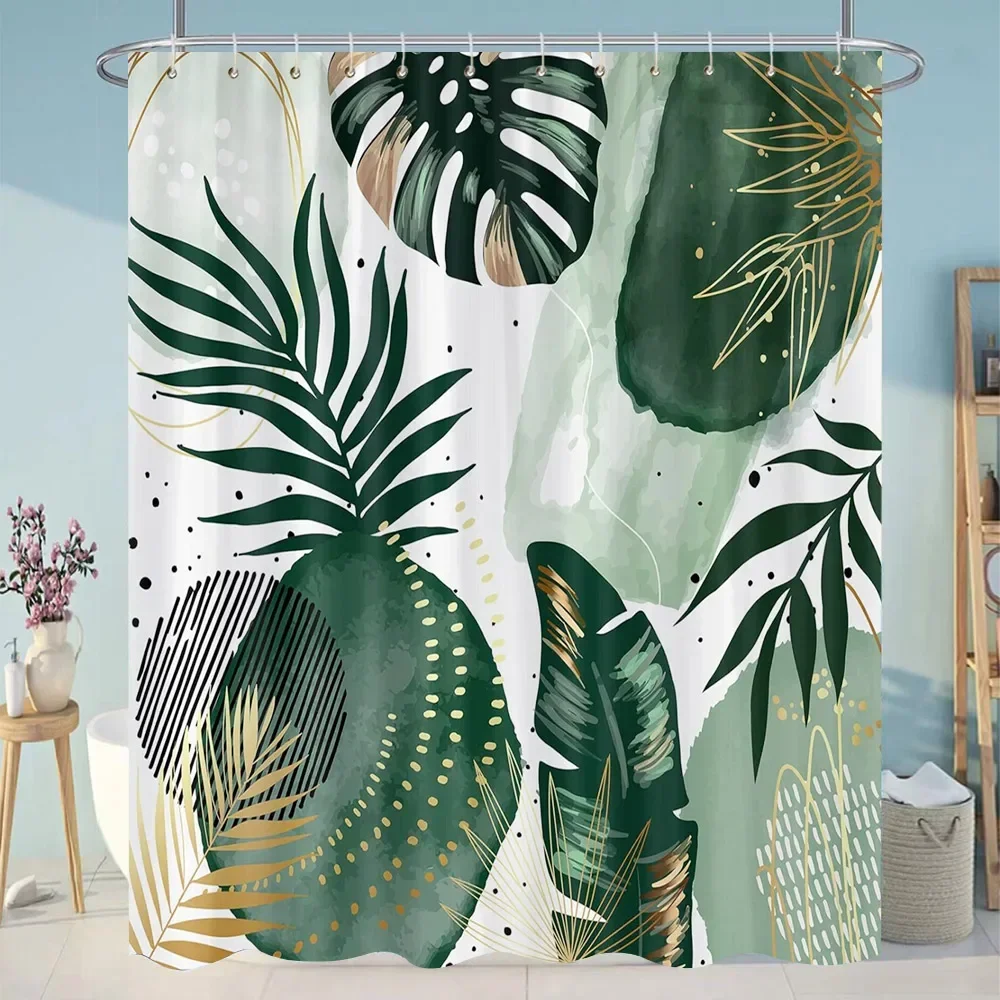 Beautiful Plant Flower Shower Curtain 7