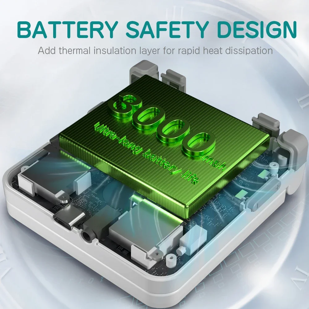 MIYOO Flip V2 Handheld Game Players 3.5''IPS Screen LGift Gaming 6