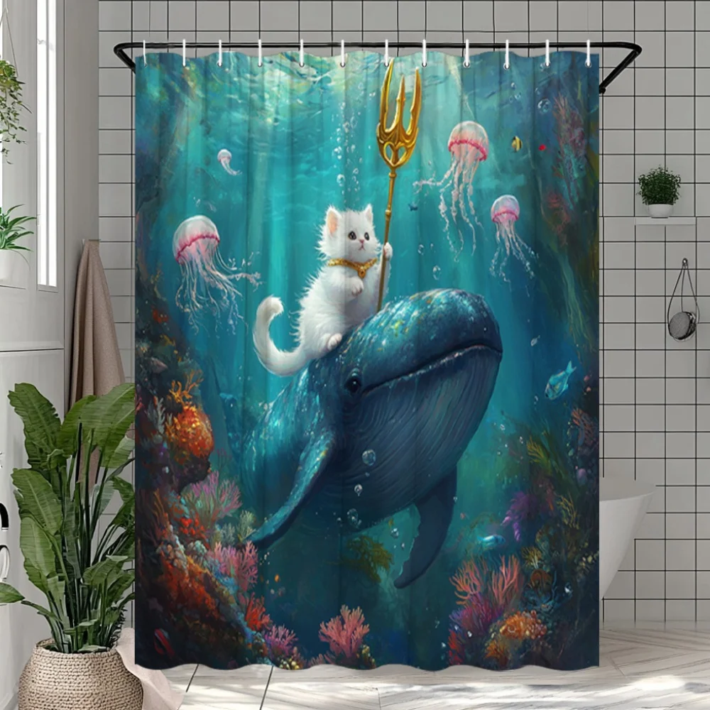 Fantasy Ocean Shower Curtain: 5