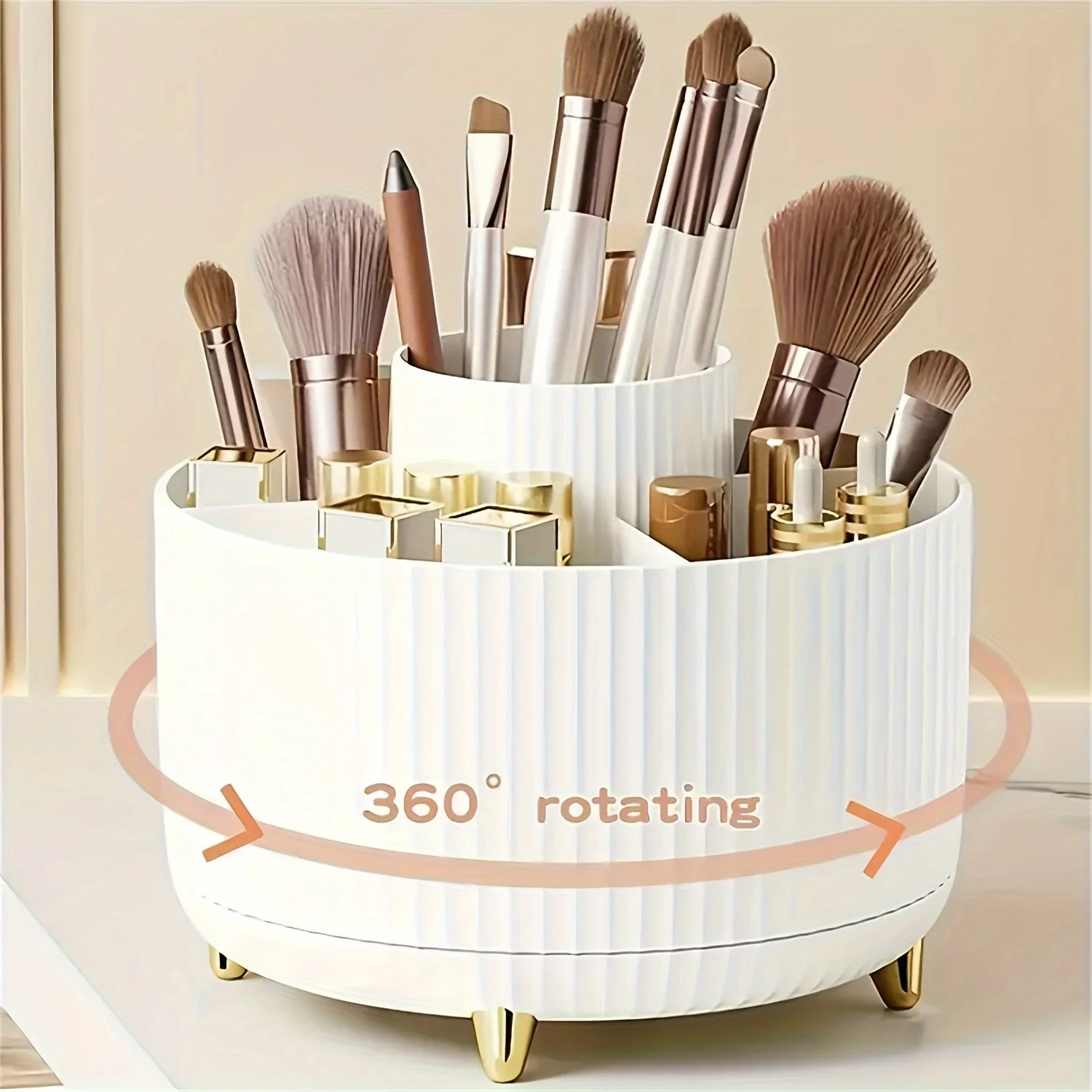 Simple Desktop Style Large Capacity Cosmetics Storage Rack, Dressing Table, Lipstick 2