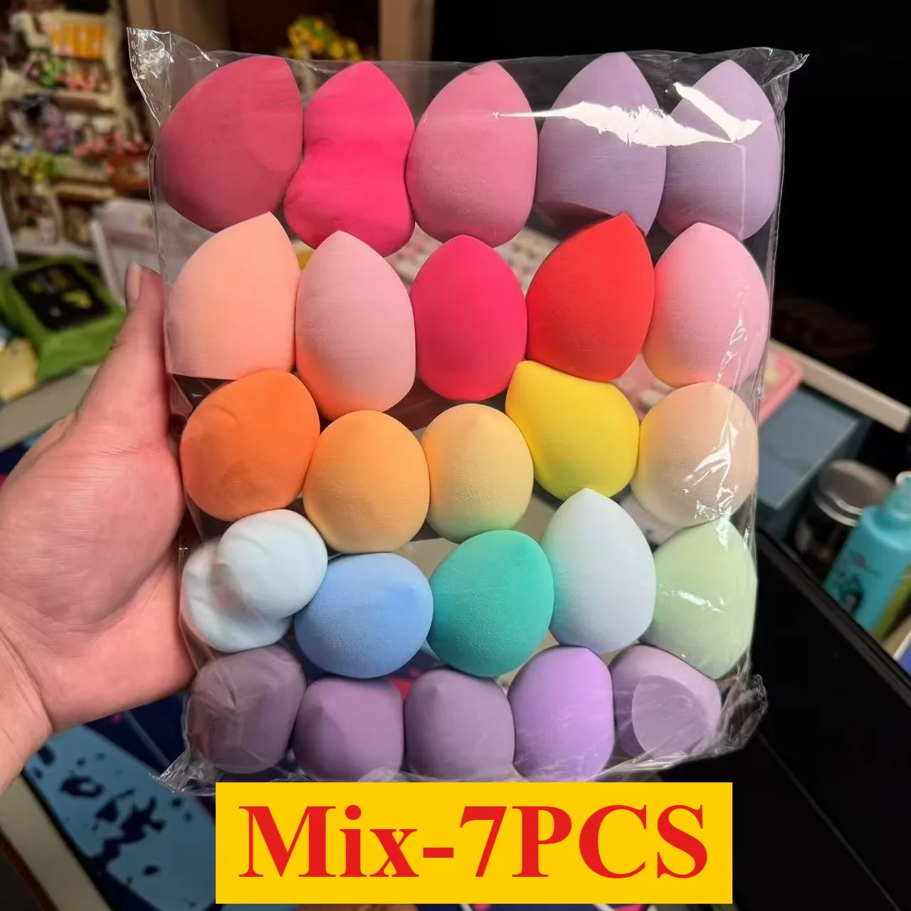 4/7/18piece makeup sponge set suitable for liquid BB cream powder application 10