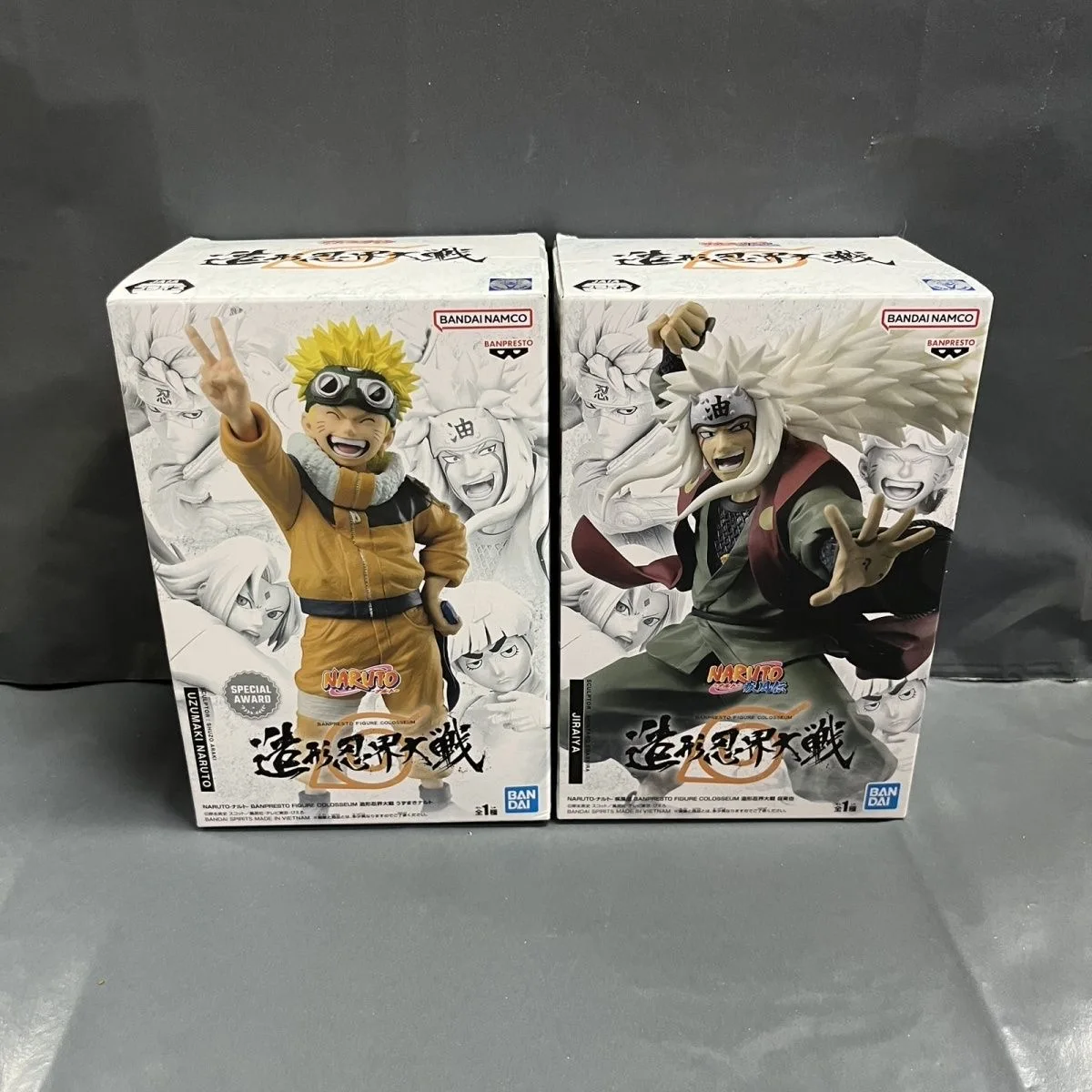 In Stock Original Bandai Banpresto Bfc Naruto World War Jiraiya Junior Naruto Tsunade Kakashi 5