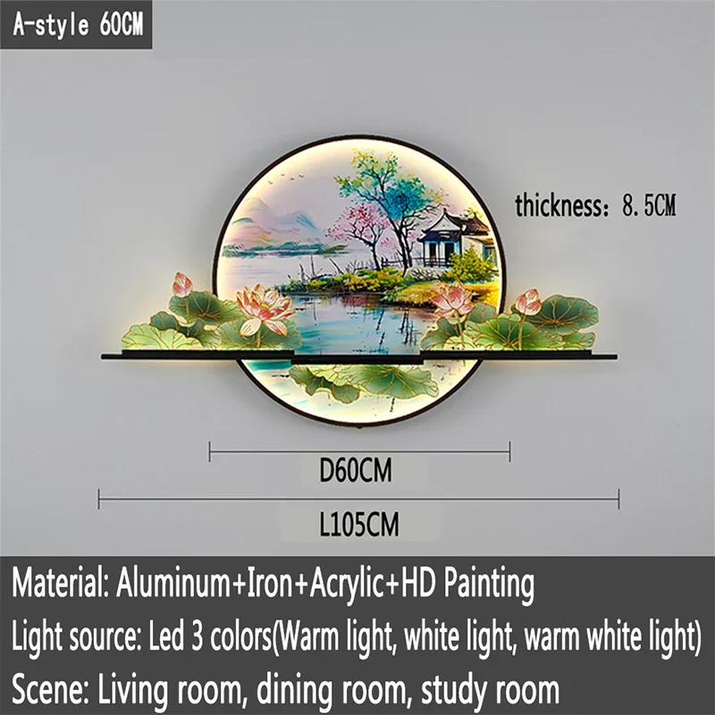 ULANI Modern Picture Wall Light LED Chinese 8