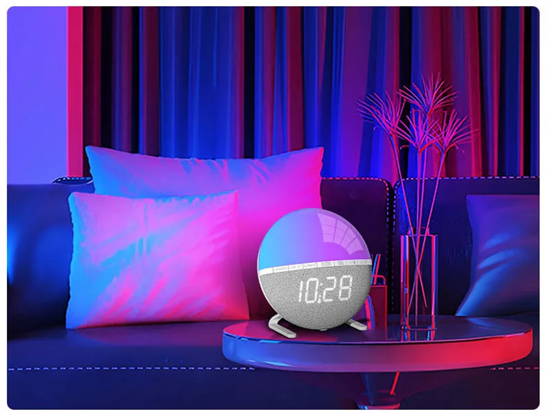 Wake Up Sunrise Alarm Clock with Light & Sound 8