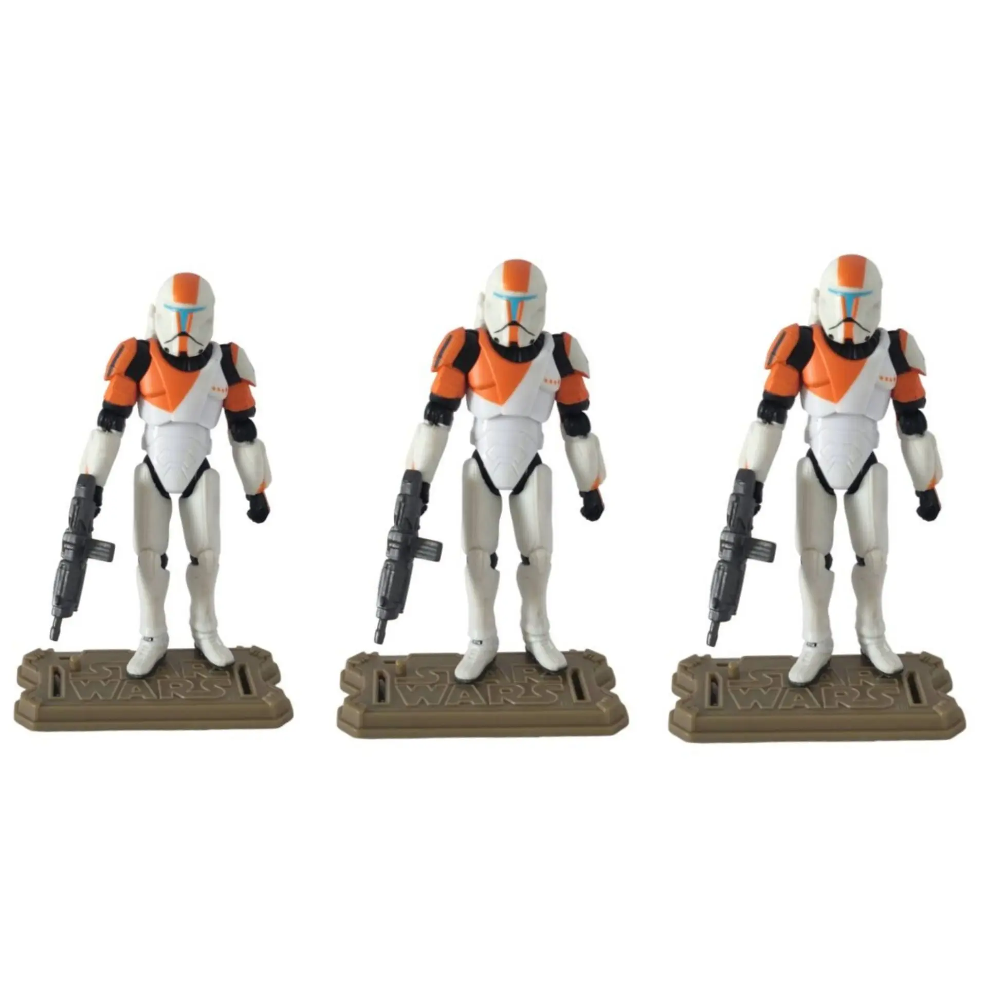Lot SW Clone Wars Commando Boss 3.75 8
