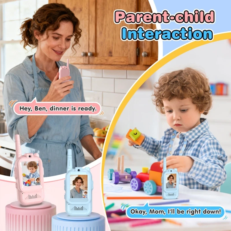 Kids Video Walkie Talkie with 2 6