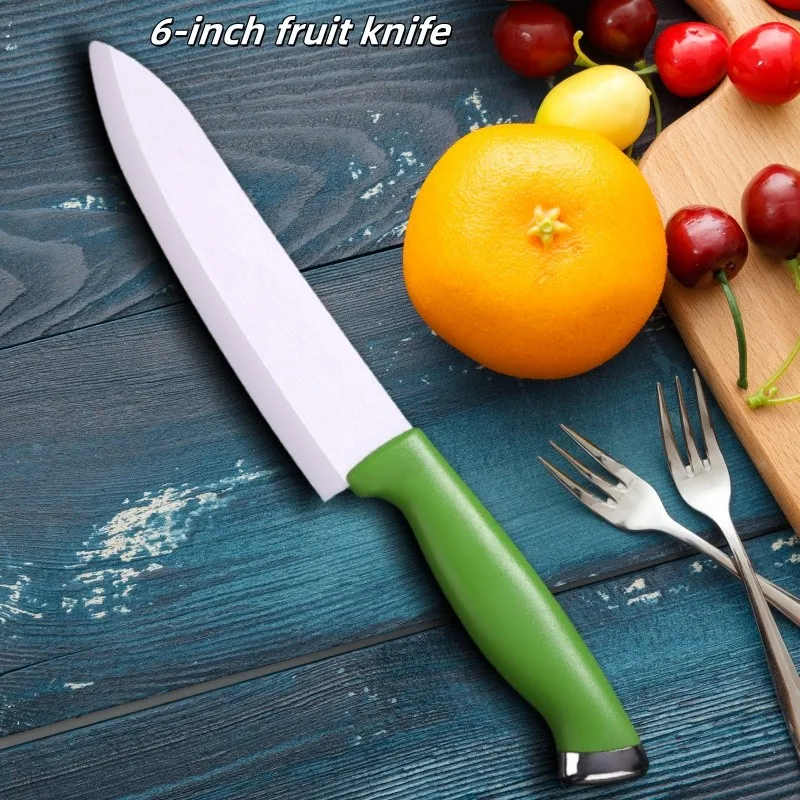 Ceramic Knife 4 5 6 Inch Knives Kitchen Set White Blade Chef Utility Paring Vegetable 3