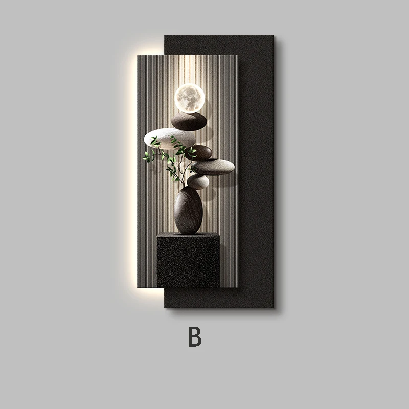 The Corridor Room Is Decorated With Light 7