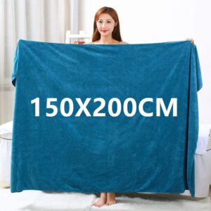 Extra large microfiber bath towel, super absorbent, 1