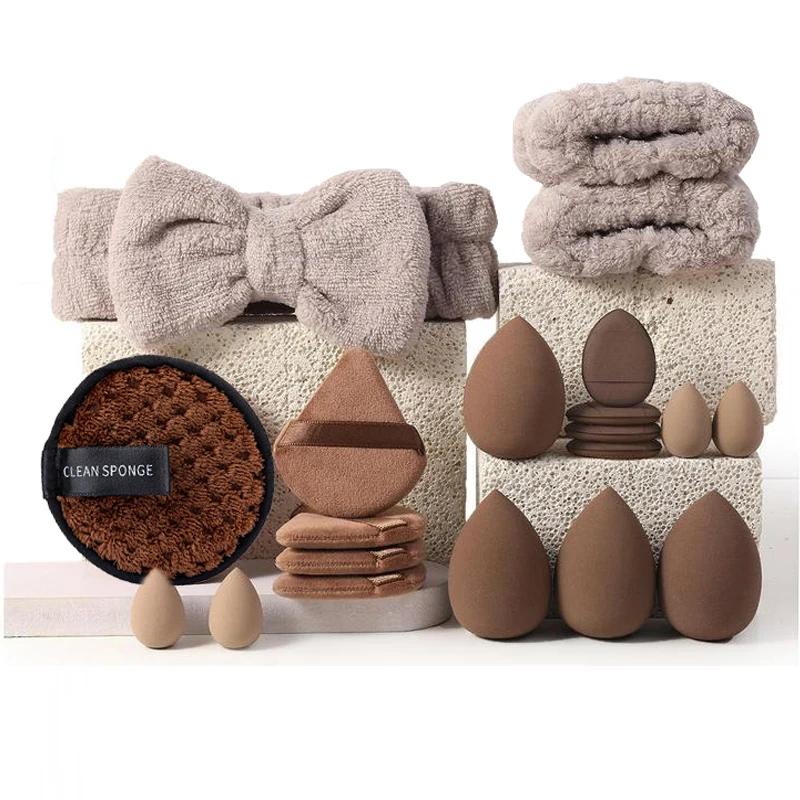 20/40pcs Makeup Brush And Sponge Set Professional Makeup Brush Set 2