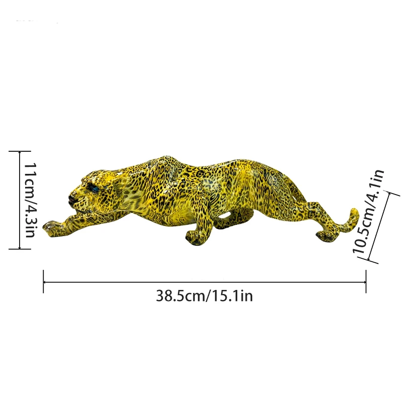 Resin Cheetah Fiugrine Modern 7
