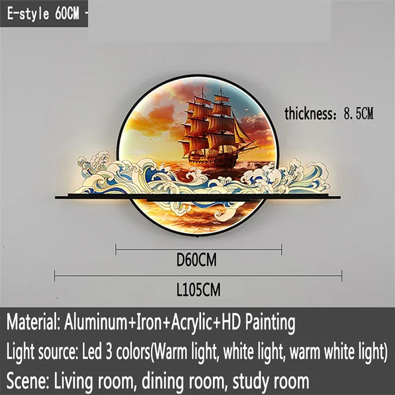 ULANI Modern Picture Wall Light LED Chinese 17