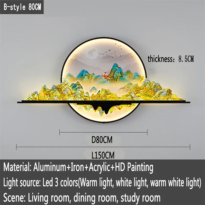 ULANI Modern Picture Wall Light LED Chinese 6