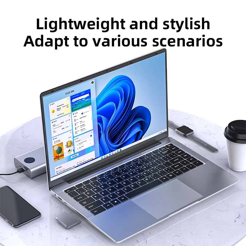 14.1inch Intel Atom A3950 Laptop Computer Windows 11 2