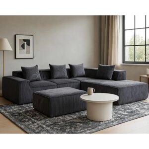 Sectional boneless Couch with L-Shape 1