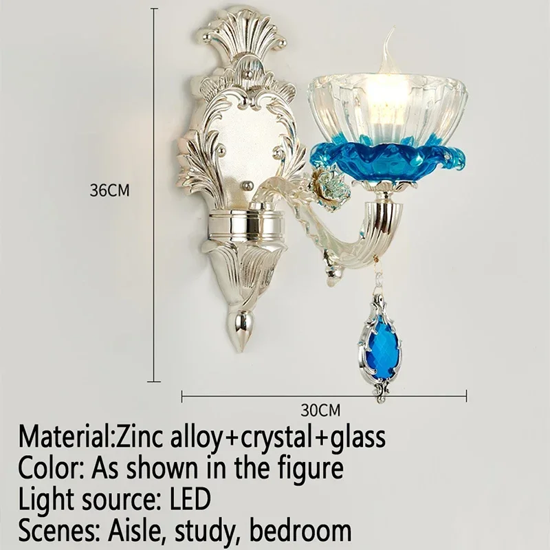 KERWIN European Crystal Wall Lamp 11