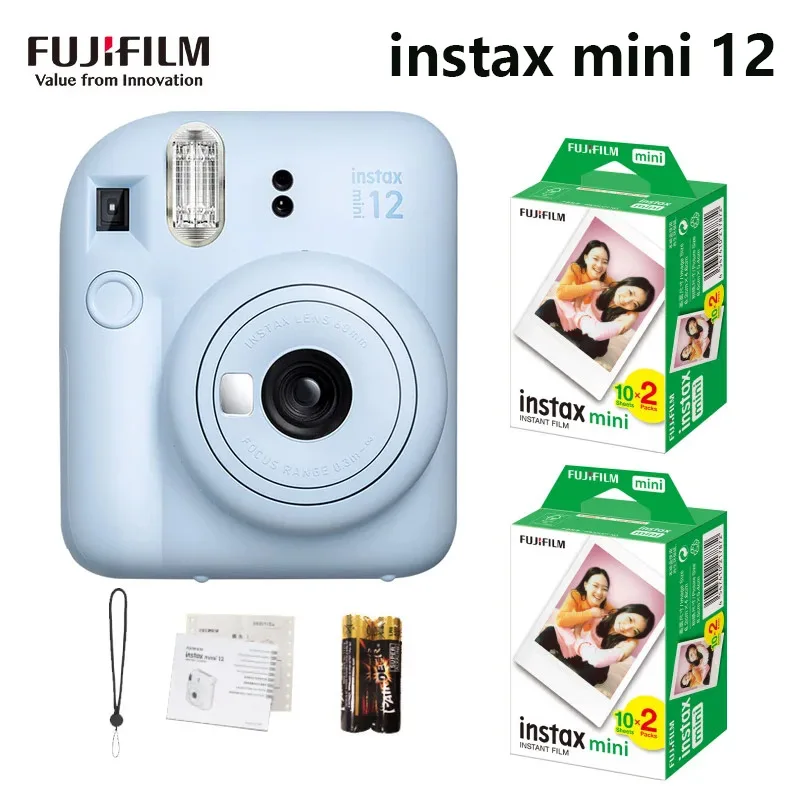 Genuine Fujifilm Instax Mini 12 Instant Camera With 20 Sheets Mini Film Paper Camera 9