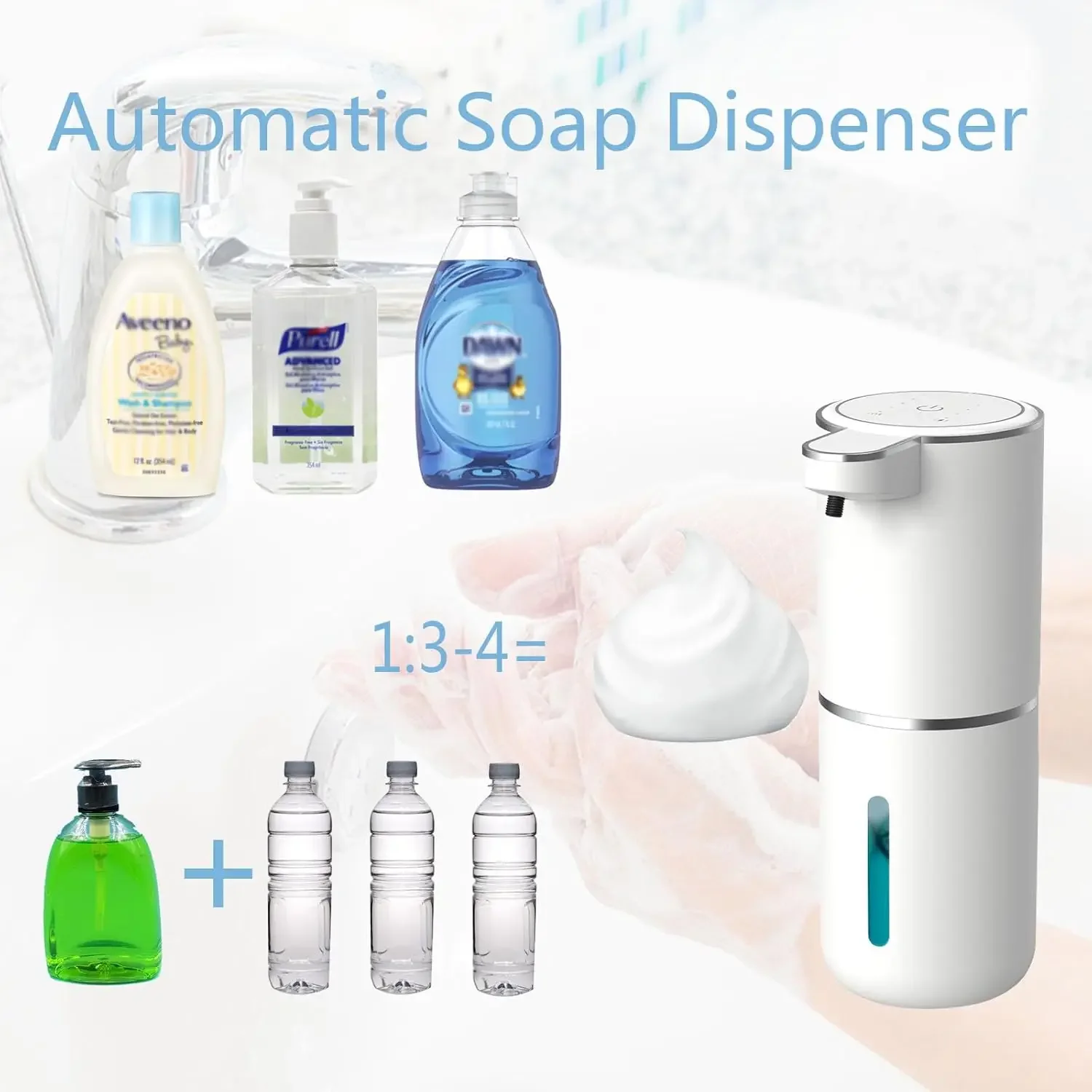 Automatic Liquid/Foma Soap Dispenser, 5
