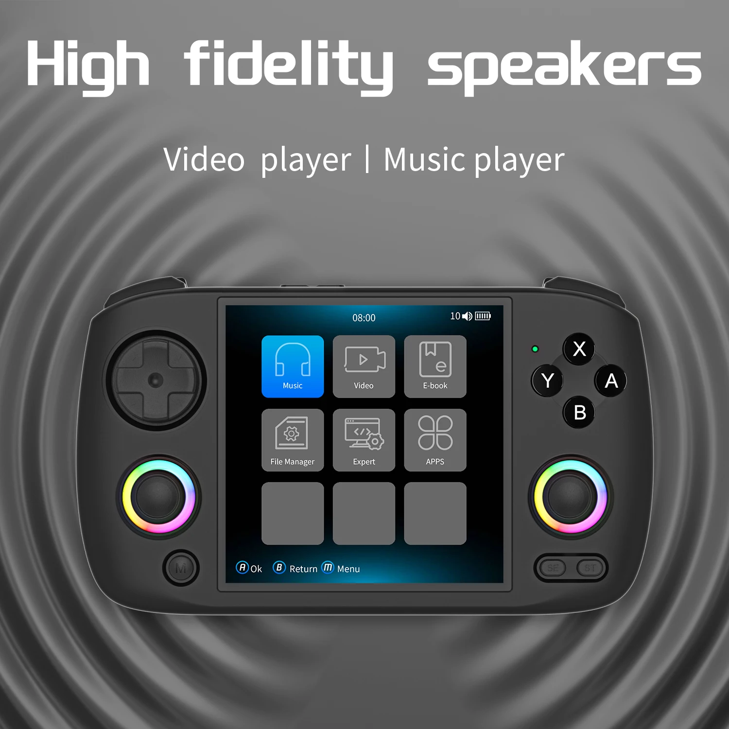 ANBERNIC RG CubeXX Handheld Game Console 3.95” 720*720V HD 6