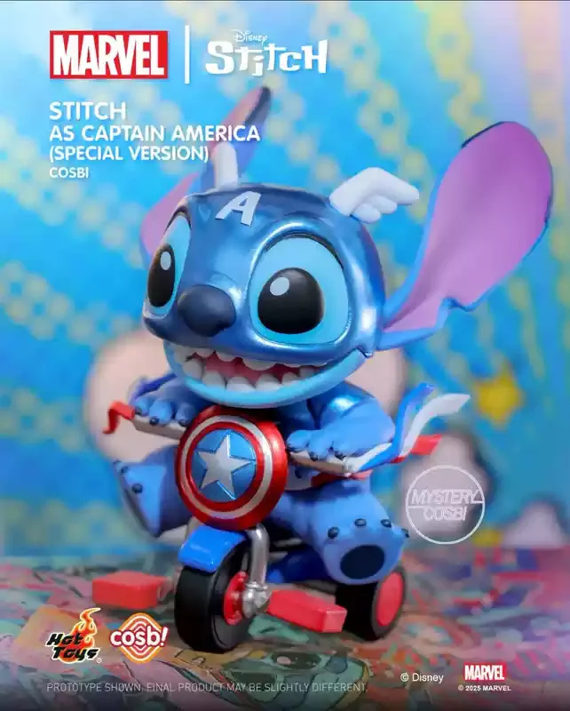 Original Blind Box Hottoys Marvel Stitch Cosbi Series Mystery Surprise Bot 18