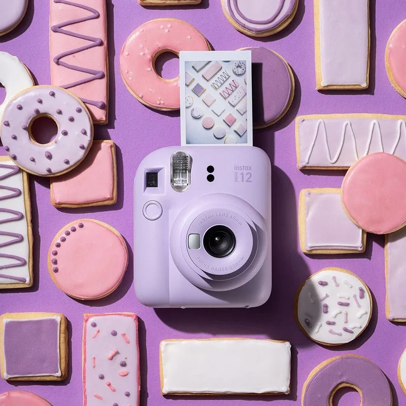 Genuine Fujifilm Instax Mini 12 Instant Camera With 20 Sheets Mini Film Paper Camera 5