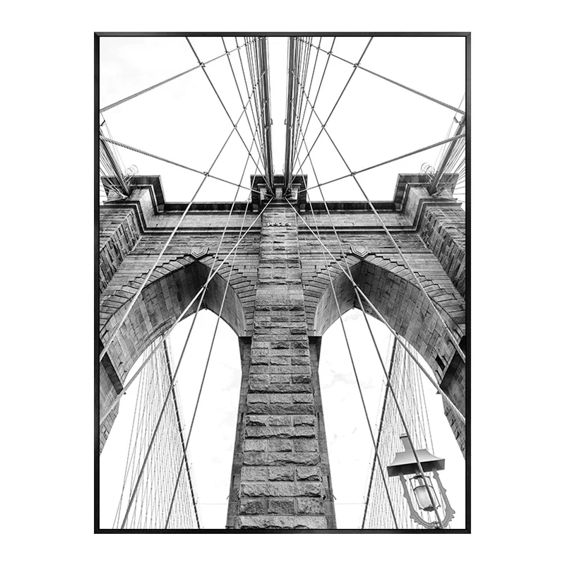 Modern New York London Paris Sydney City Landmark Landscape Poster Canvas Painting Wall Art 7