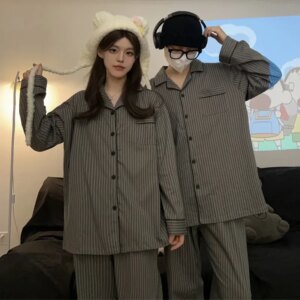2 Sets of Couple Models Korean Ins Peter Rabbit Couple Pajamas Female Cotton 1