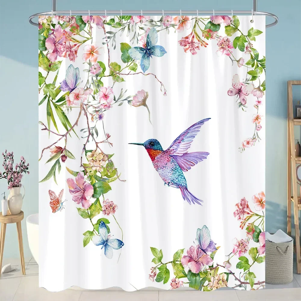 Beautiful Plant Flower Shower Curtain 11