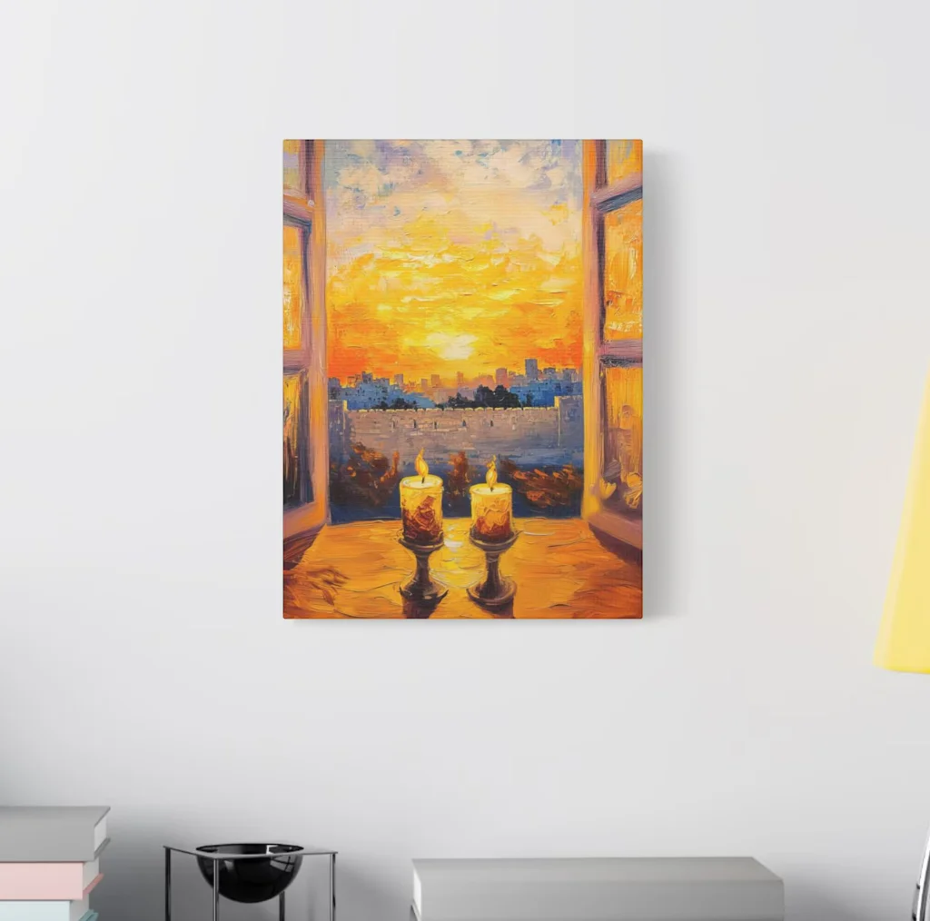 Abstract Jewish Wall Painting Art, Hotel Decor Luxury Jew Murals Art, 8