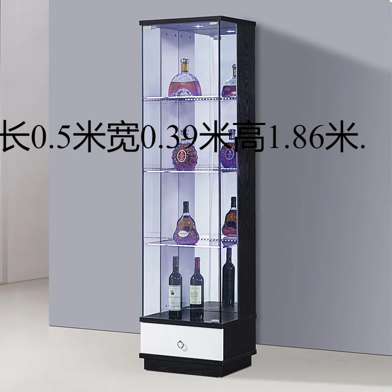 European-Style Glass Wine Cabinet 9