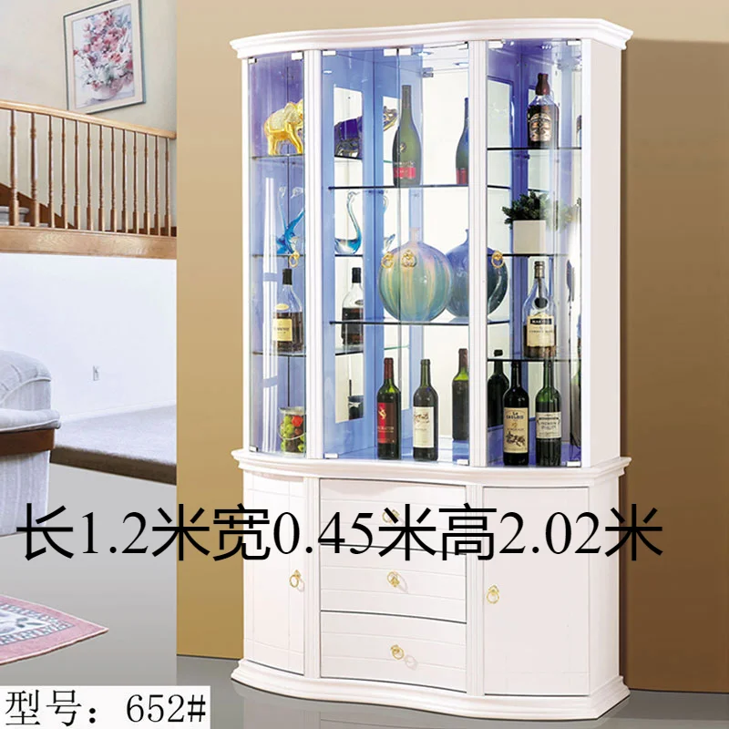 European-Style Glass Wine Cabinet 21