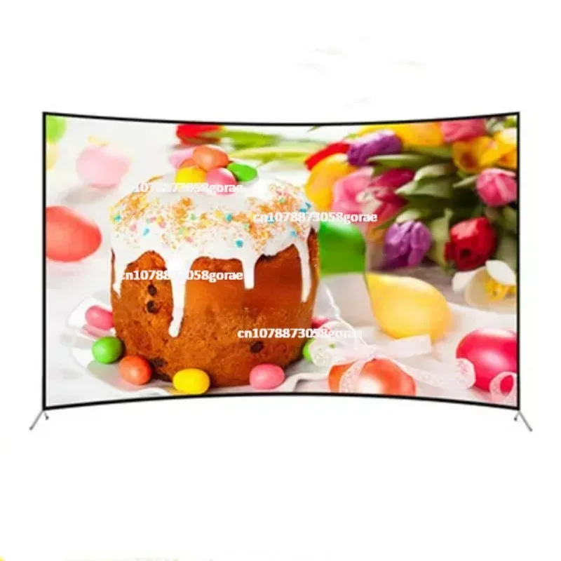 New 55 Curved TV 4K Ultra High Definition LED TV Wifi USB Video Fashion Design 55 Inch TV 4K 3