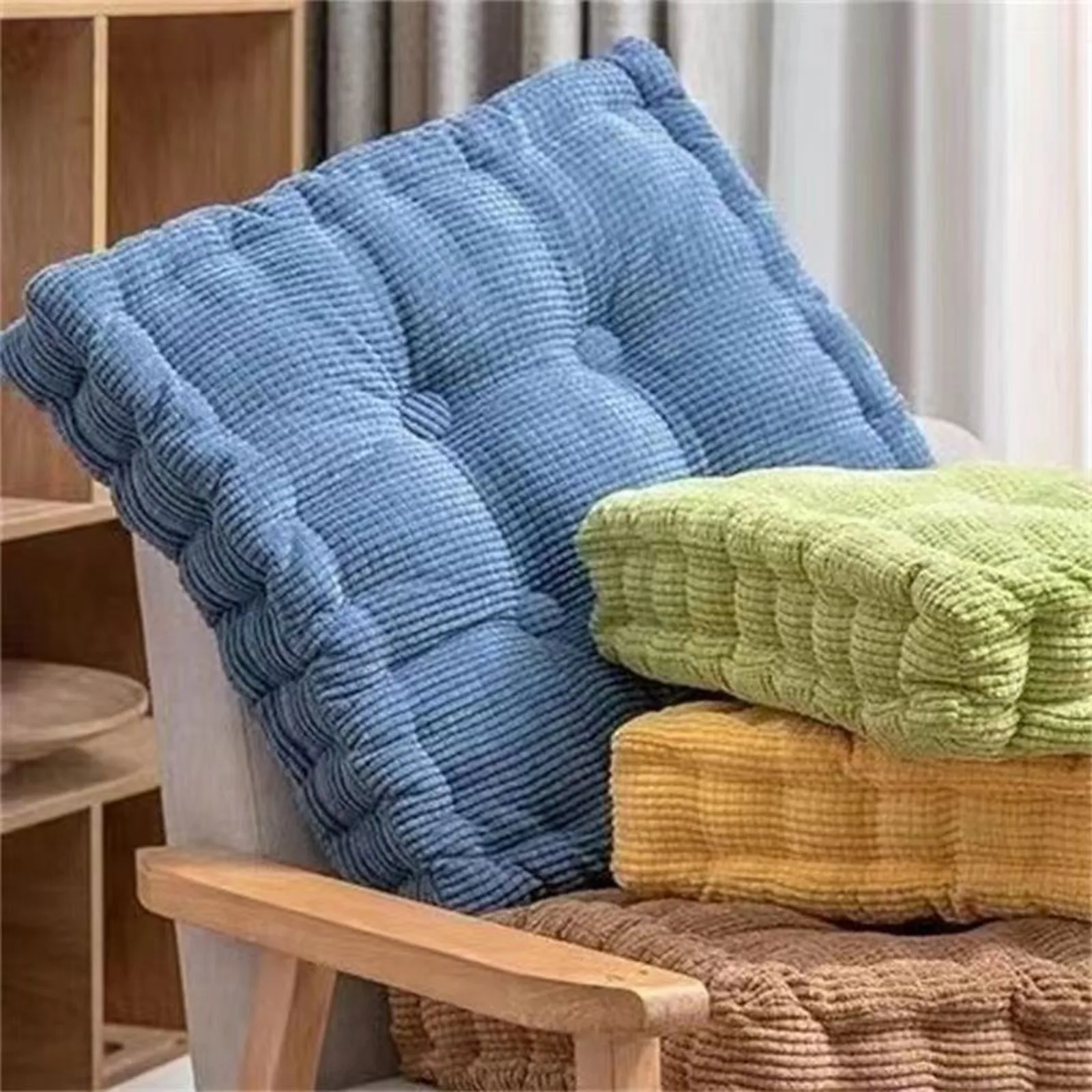 Meditation Floor Square Pillow For Seating On Floor Solid 4