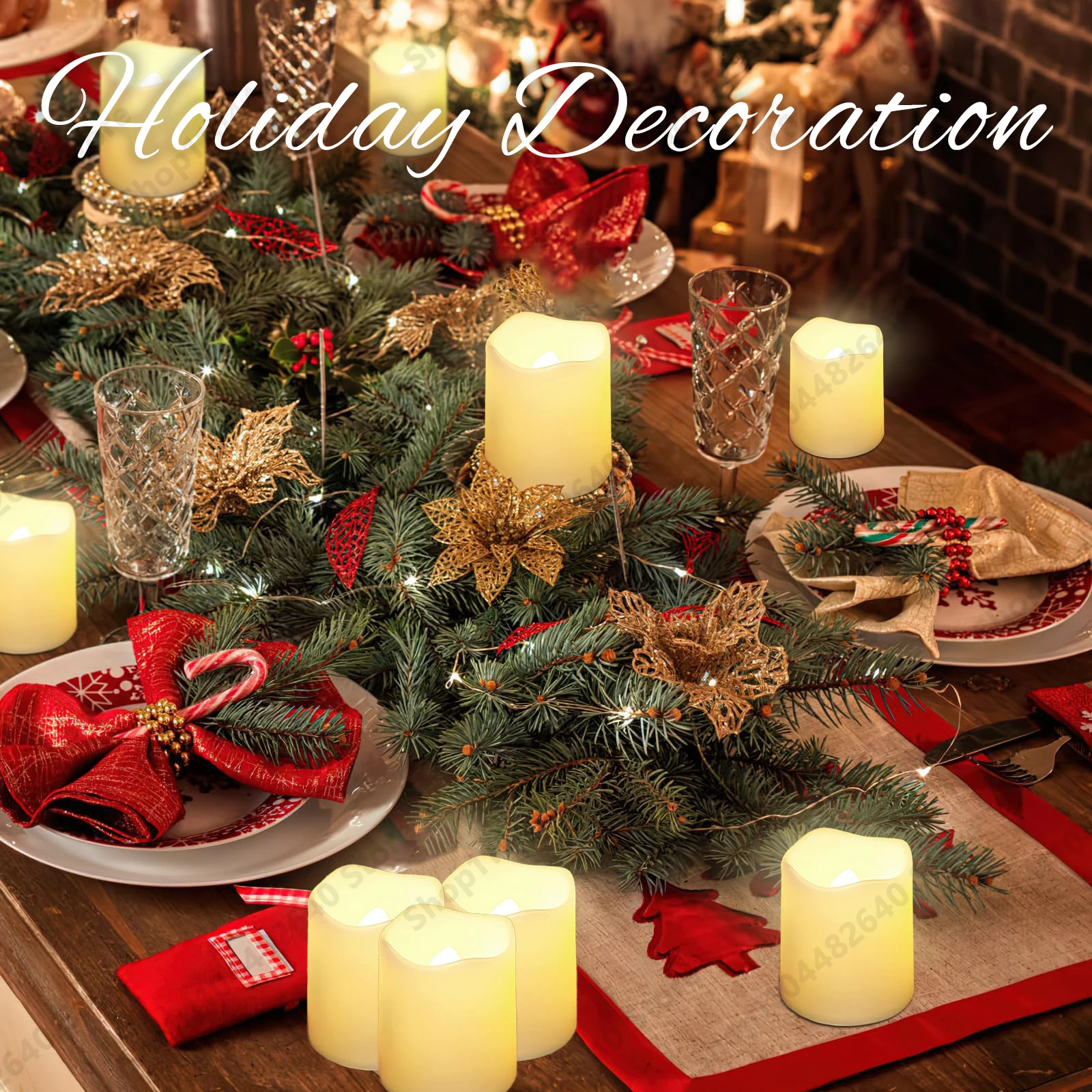 9-240Pcs Led Candles Flameless Candles 4