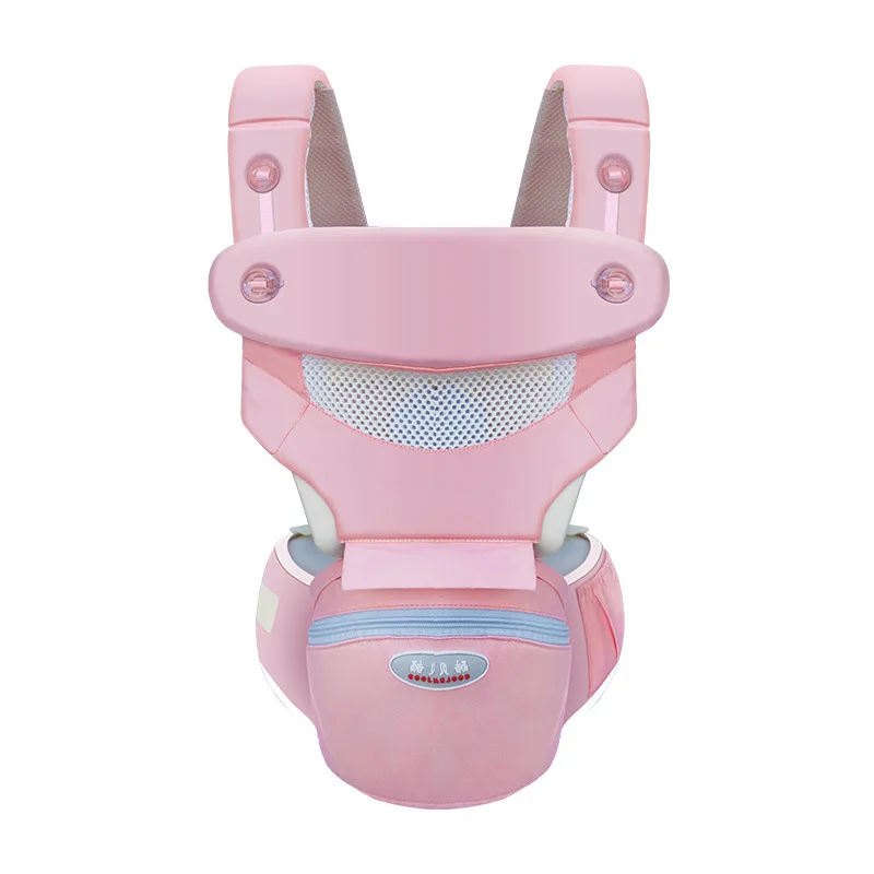 Ergonomic Newborn Baby Carrier With Hipseat Storage Bags 0-36 Months Front Facing Stool 7