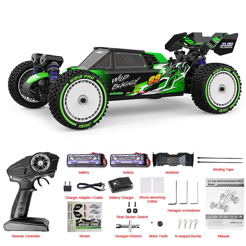 JIUSI WB12 PRO 1/12 Racing Car 4WD High Speed 80KM/Kid Gift 9