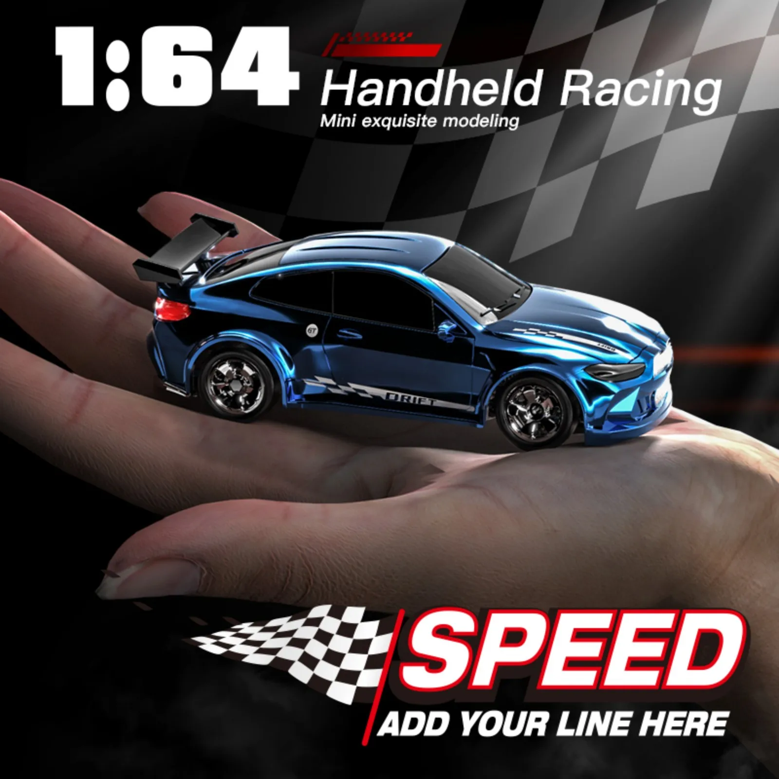 Kf20 1:64 Drift Rc Car Four-wheel remote-controlled racing car 6